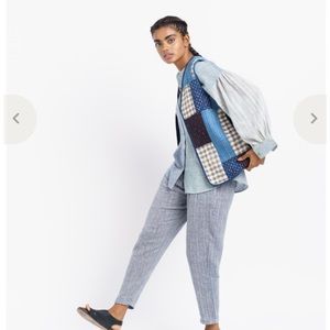 NWT patchwork vest jacket in Large- I wear US M 8-10 this one fits